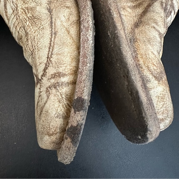 Nocona Desert Flower Camo Embroidered Pull-On Western Boots Men's Size 6.5B - Picture 7 of 13